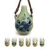 EOTE 1PC Mini 6-Hole Ceramic Ocarina, Vintage Crackle Glaze, Random Pattern