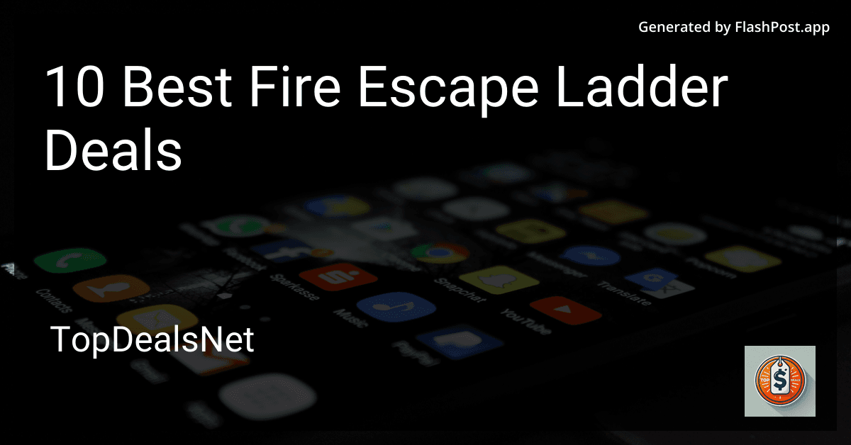 10 Best Fire Escape Ladder Deals in 2025 preview