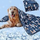 Pedobi Dog Cooling Mat, Premium Lightweight Pet Cooling Blanket Bed Cover for Dogs, Cat, Puppies | Ice Silk Cool Pad for Dogs Furniture Protector | Machine Washable Pet Blanket, 40''x60''