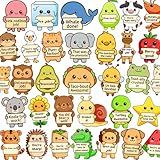 800PCS Teacher Stickers for Kids Classroom by Puraesla - Motivational Affirmation Sticker Gift, Emotional Support Rewards for Schools, Positive Animal Funny Gift Inspirational Bulk
