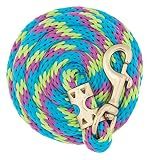 Weaver Leather Poly Value Lead Rope, 5/8" x 8', Lime Zest/Hurricane Blue/Purple Jazz