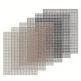 Kingrol 6 Pack Non-Stick BBQ Grill Mesh Mat, 15.75" x13" for Smoker, Pellet, Gas, Charcoal Grill