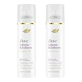 Dove Dry Shampoo Spray, Volume & Fullness, Absorbs Oil to Refresh Hair Without Washing, 5 oz (2-Pack)