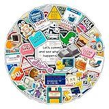 100Pcs Programming Stickers for Laptop, Water Bottles - Coding, Developer, Geeky Stickers Vinyl - Gifts for Computer Programmers, for Coders - Programming Party Supplies
