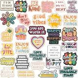 SANNIX 60Pcs Motivational Enamel Pins, Inspirational Lapel Pins Brooches