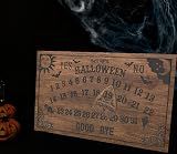 Halloween Decorations Wooden Advent Countdown Calendar Halloween Home Decor Creepy Board with Magnets Effect for Halloween Party Supplies Favors