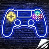 Kavaas Gamer Neon Sign, Game Controller LED Sign for Gaming Room Decor - Game Neon Sign for Teen Boy Room Decor - Best Gamer Gifts for Boys, Kids