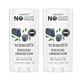 Schmidt's Deodorant Charcoal & Magnesium 2 Count 2.65 oz 48H