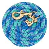 Weaver Leather Poly Lead Rope, Mint/Lavender/French Blue, 5/8" x 10'