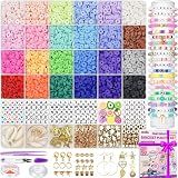 Gionlion 6000 Clay Beads Friendship Bracelet Making Kit, 24 Colors