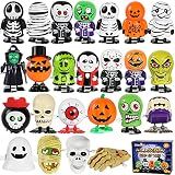 Max Fun 24pcs Halloween Wind Up Toys Assortment for Halloween Party Favors Treat Bag Stuffers Goody Bag Filler Halloween Treats Prizes (Halloween)