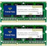 Timetec 16GB KIT(2x8GB) DDR3L/DDR3 1600MHz(DDR3L-1600) PC3L-12800 Non-ECC Unbuffered 1.35V/1.5V CL11 2Rx8 Dual Rank 204 Pin SODIMM Laptop Notebook RAM