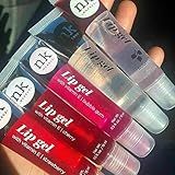 NICKA K NEW YORK VARIETY SET OF 5 NK Hydrating Lip Gel - Vitamin E (Clear, Rosehip Oil, Bubble Gum, Cherry, Strawberry)