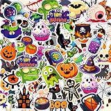 Halloween Party Favors - 100 PCS Pumpkin Bat Spider Stickers,Kids Halloween Games Treats Crafts Gifts Party Supplies Decorations