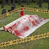 5 Ft Corpse Dead Victim Props Halloween Decorations Set, Scary Halloween Inflatables Decorations for Halloween Outdoor Yard, Haunted House, Party Decor