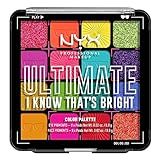 NYX PROFESSIONAL MAKEUP, Ultimate Shadow Palette, Eyeshadow Palette - I Know That's Bright