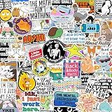 73 Pcs Funny Stickers for Adults Dirty Humor, Water Bottles Waterproof Cool Stickers for Laptop, Bumper, Phone, Hard Hats, Sarcastic, Scrapbooking (73)