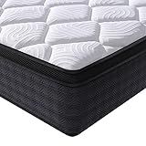 DEHIJU Full Size Mattress, 10 Inch Hybrid Memory Foam Full Mattress in a Box, Medium, Pressure Relief, CertiPUR-US