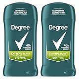 Degree Men Original Protection Antiperspirant Deodorant Extreme Blast Twin Pack 48-Hour Sweat and Odor Protection Antiperspirant For Men 2.7 oz