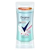 Degree Advanced Protection Antiperspirant Deodorant White Flowers & Lychee for 72-Hour Sweat & Odor Control for Women, with Body Heat Activated Technology, 2.6 oz