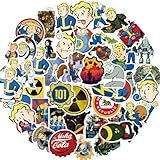 52pcs Game Stickers Pack - Waterproof Vinyl Decals for Laptop, Water Bottle, Gaming Gear, Refrigerator, Game Stickers for Adult Teens Party Favors
