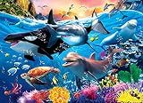 100 Piece Puzzles for Kids Ages 4-6 6-8 Year Old - Underwater World