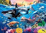 Puzzles for Kids Ages 4-8 Year Old - Underwater World,100 Piece Jigsaw Puzzle for Toddler Children Learning Educational Puzzles Toys for Boys and Girls.