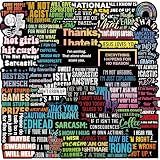 55Pcs Oppose Satire.Stickers - Funny Stickers for Adults with Snarky, Humorous Quotes for Water Bottle, Laptop, Phone, Hard Hat, Bumper, Gifts (Colourful-F3)
