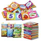 Dr.Rapeti 6 Pack Soft Books, Cloth Book, Bath Book, Baby Book, Crinkle Book
