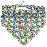 Lionheart glory Rainbow Dog Bandana 1 Pack Washable Soft Dog Scarf, Square Adjustable Colorful Dogs Bandana for Small Medium Large Dogs
