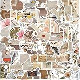 120 Pcs Vintage Aesthetic Stickers, Scrapbook Supplies