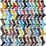 WeciBor 36 Pairs Novelty Socks for Men Women