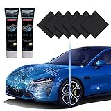 Huotwoe Car Scratch Remover, 2025 Nano Sparkle Cloth Car Scratch Remover Upgrade, Multi-Purpose Nano Magic Cloth Easy to Repair Small Scratched Water Spots for All Car