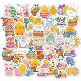 120 Pcs Easter Stickers for Kids - Bulk Bunny Eggs Stickers Crafts for Basket Stuffers Essentials & Egg Fillers, Easter Games Activities Party Favors Supplies Gifts Decorations for Kids Boys Girls