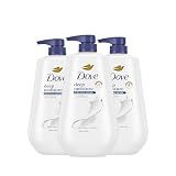 Dove Body Wash Deep Moisture 30.6 oz Pump 3 Pack, Sulfate Free