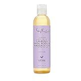SheaMoisture Bath, Body and Massage Oil Lavender Wild Orchid Calming Moisturizer for Sensitive Skin 8 oz