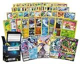 50 Pokemon Cards Plus a Rare Legendary Pokemon Card | Bundle with LCC Deck Box