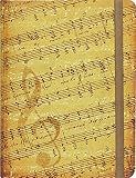 Music Journal (pages alternate between staves and lines)