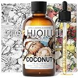 HIQILI Coconut Fragrance Oil for Home Diffuser, Ideal for Making Candle, Soap, Body Spray, Women's Perfume, Creamy Scents - 1 Fl Oz
