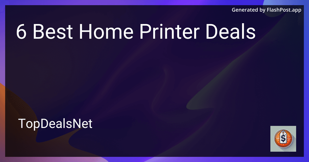 6 Best Home Printer Deals in 2025 image