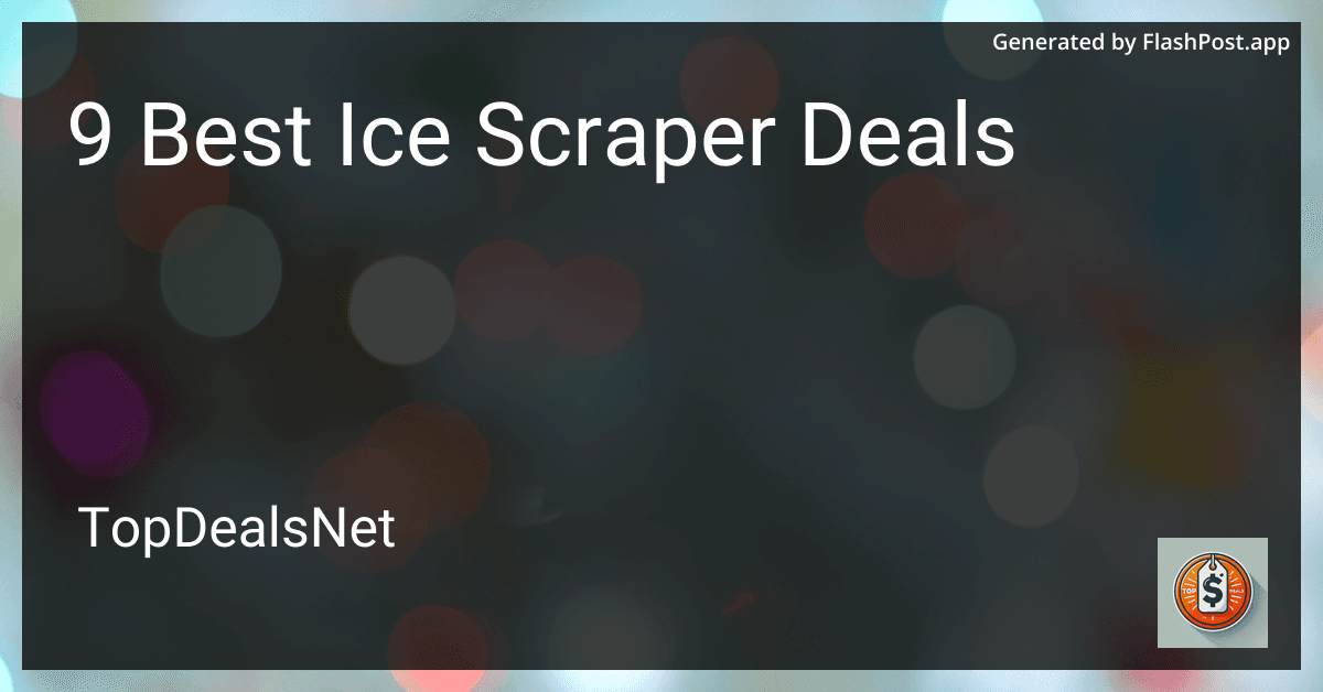 9 Best Ice Scraper Deals in 2025 preview