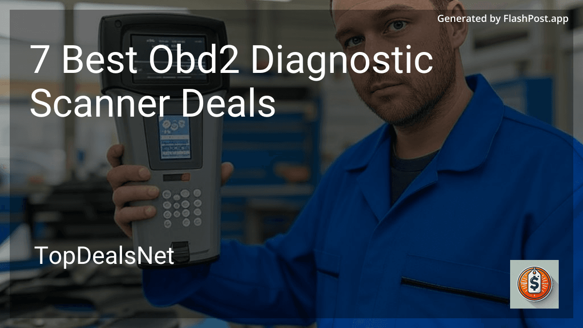 7 Best OBD2 Diagnostic Scanner Deals in 2025 image