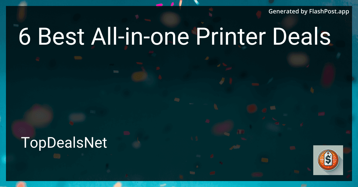 6 Best All-in-one Printer Deals in 2025 image