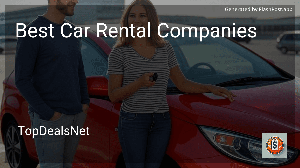 Top Car Rental 5 Best Car Rental Companies in 2026