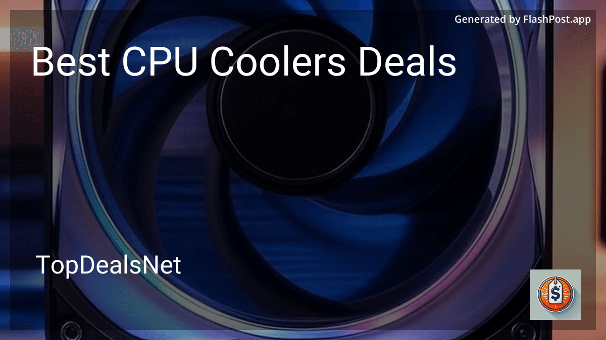 9 Best CPU Coolers Deals in 2026
