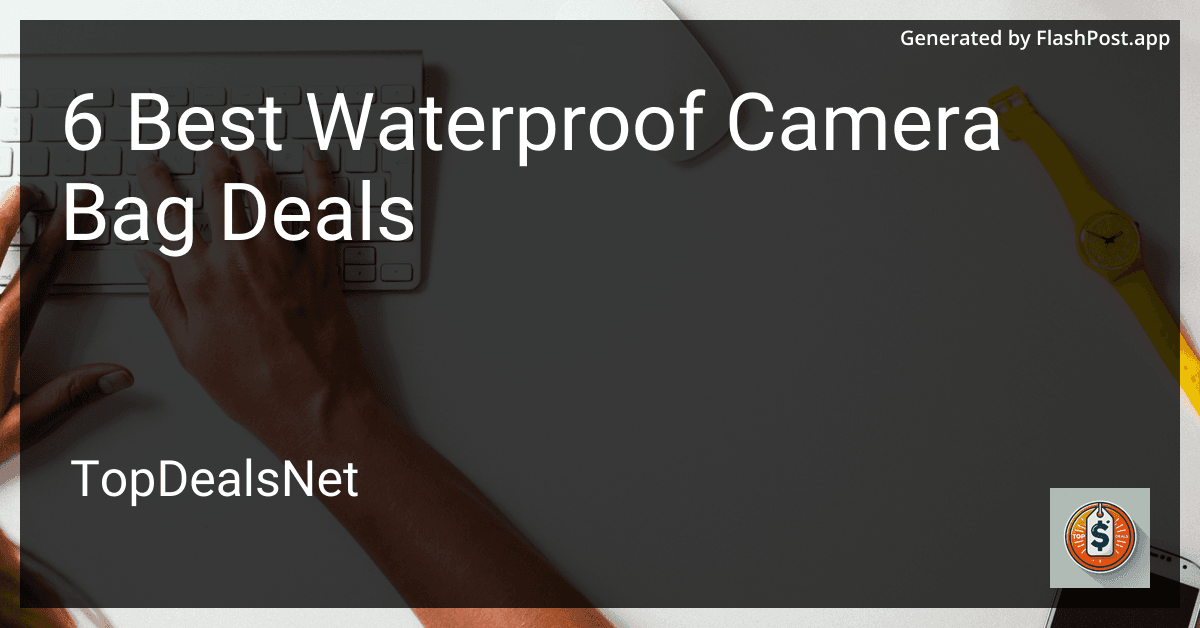6 Best Waterproof Camera Bag Deals in 2025 preview