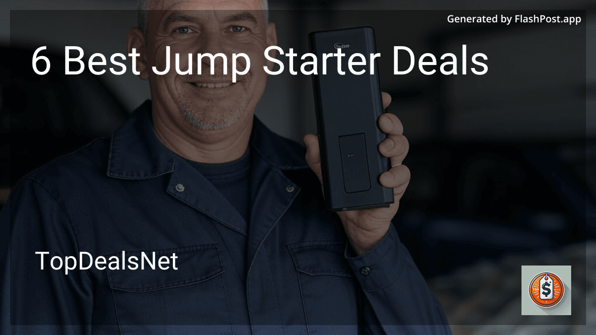 6 Best Jump Starter Deals in 2025 preview