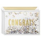 Hallmark Signature Congratulations Engagement Card, Bridal Shower Card, Wedding Card (Congrats Confetti)