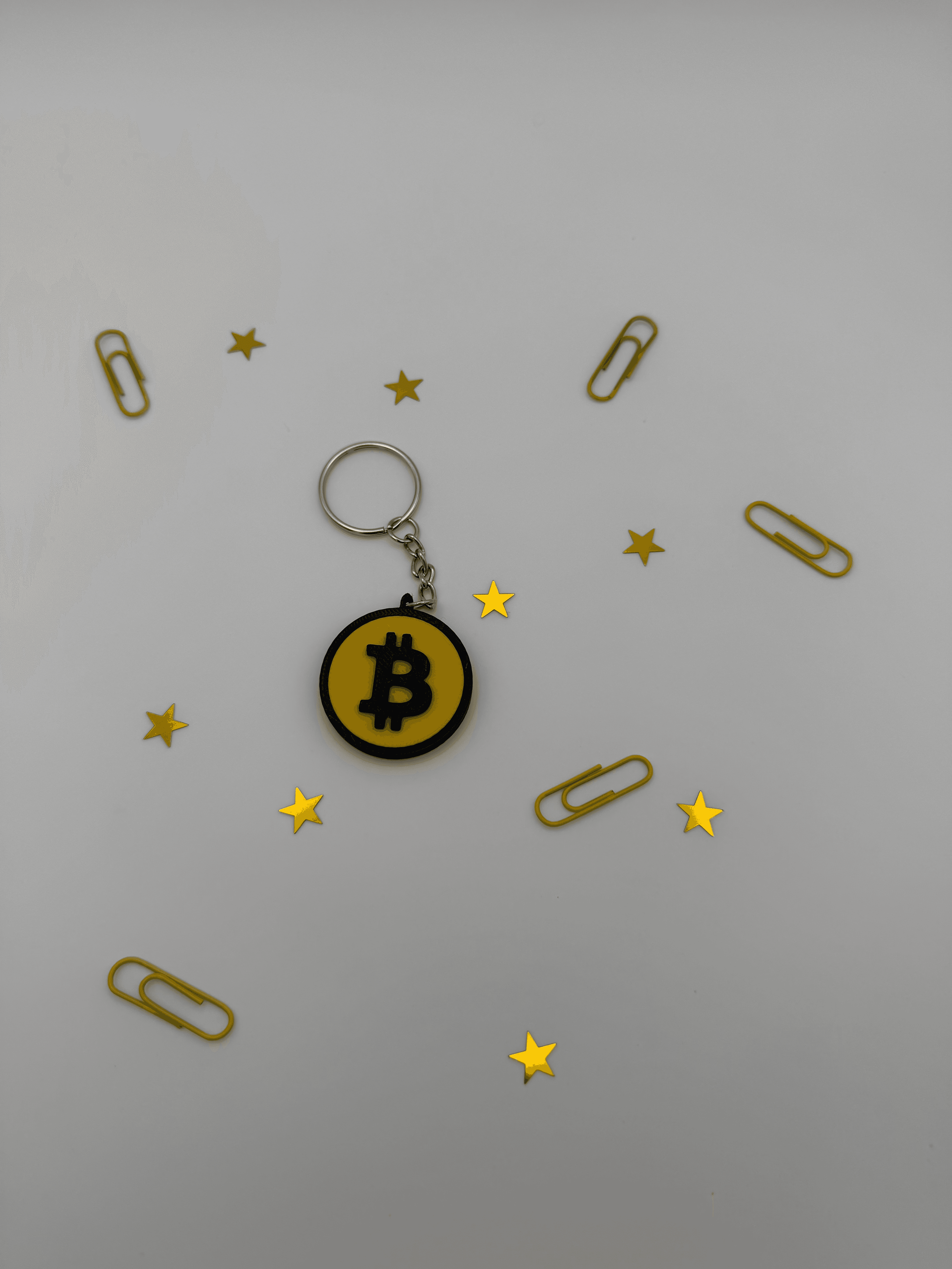 Bitcoin NFC Keychain 3D Printed Coin Charm