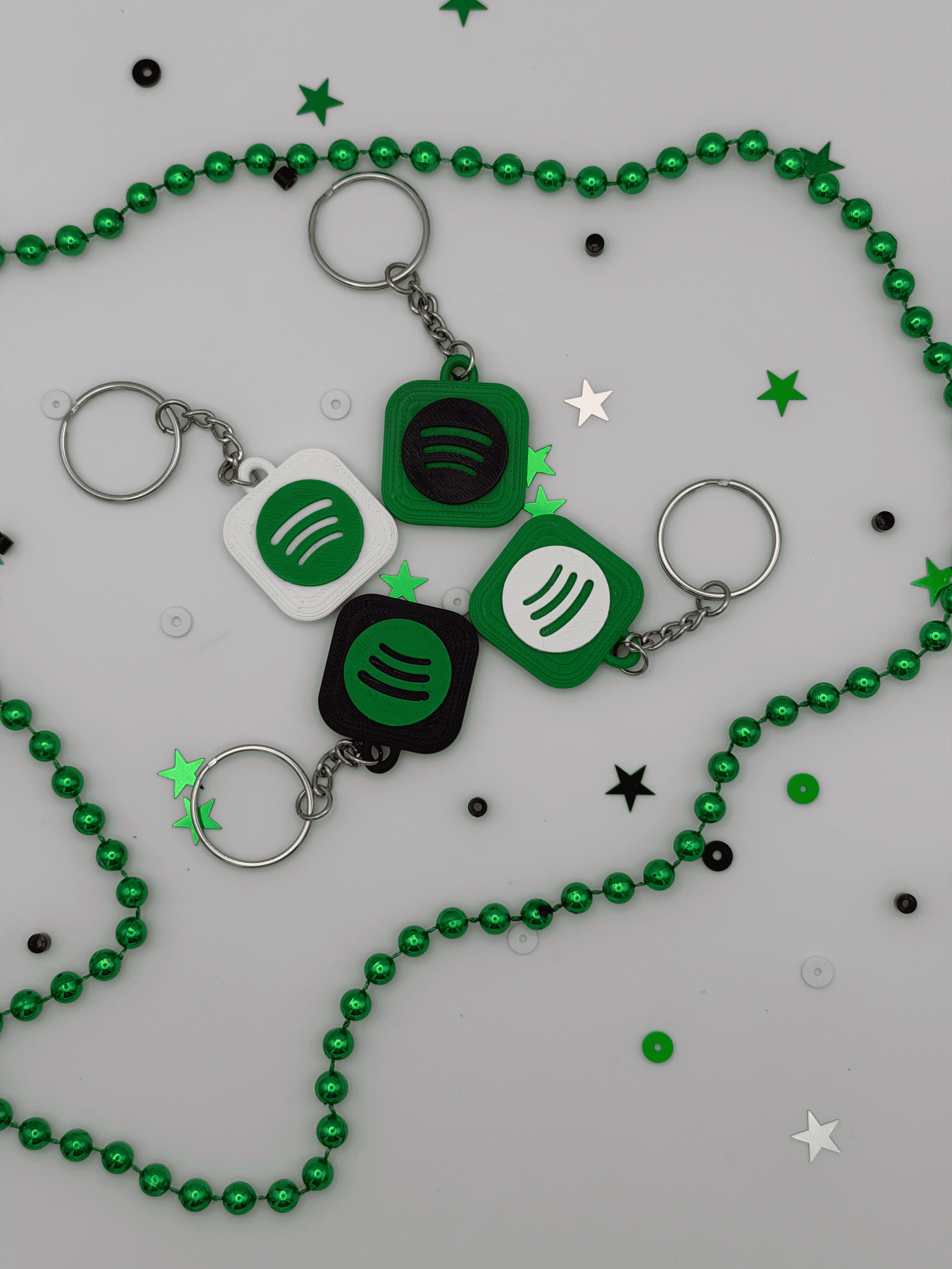 Spotify 3D Printed NFC Keychain